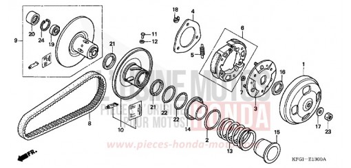 COTE MENE (FES250Y/1/2) FES2501 de 2001
